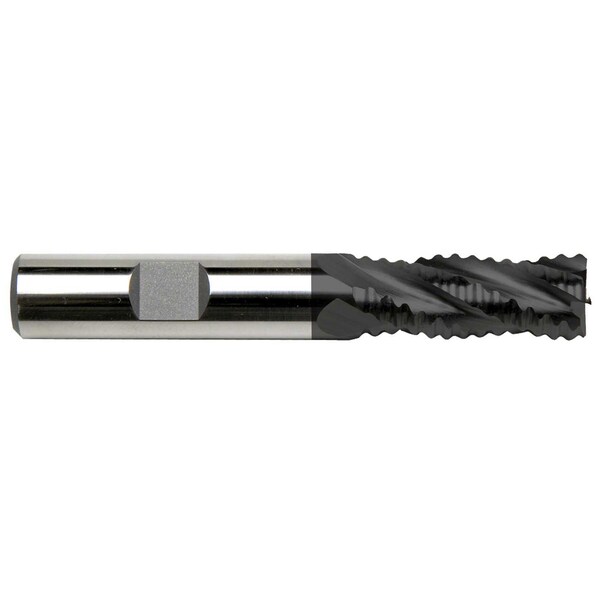 Sowa 516 Dia x 38 Shank Regular Length Weldon Shank TiAlN Coated Roughing HSCO Cobalt End Mill 104501 - main